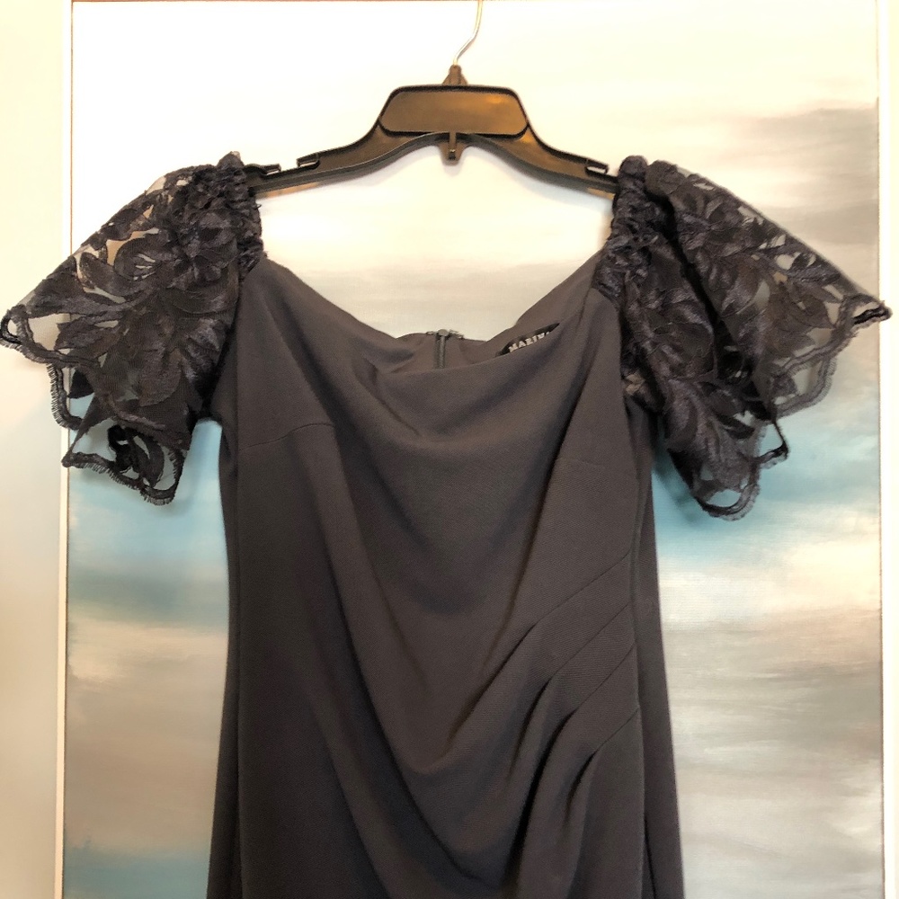 Marina Blue Navy Floor Length Gown